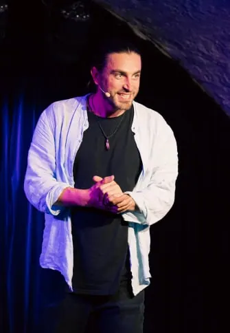 Christoph Demian auf der Bühne